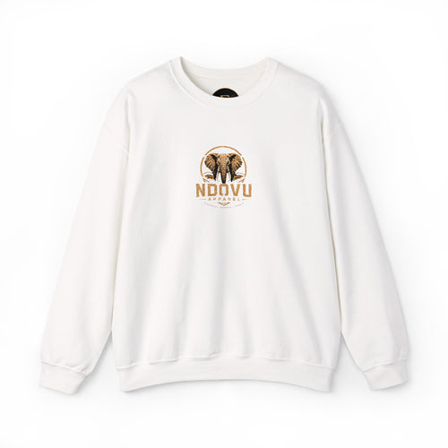 Elephant Mosaic Crewneck Sweatshirt – "Noiku" Graphic