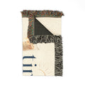 Tired But Tanned Woven Blanket — Beach Quote Throw Blanket