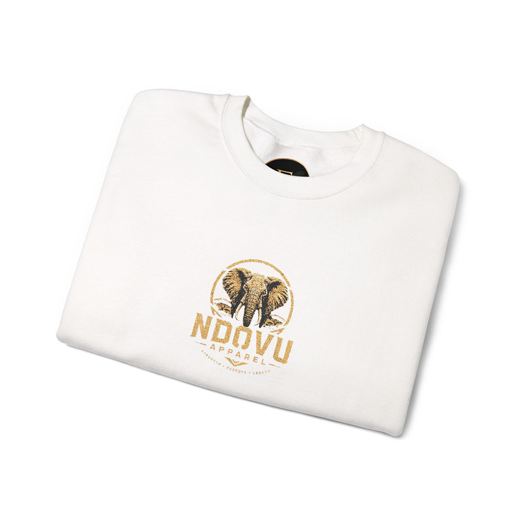 Elephant Mosaic Crewneck Sweatshirt – "Noiku" Graphic