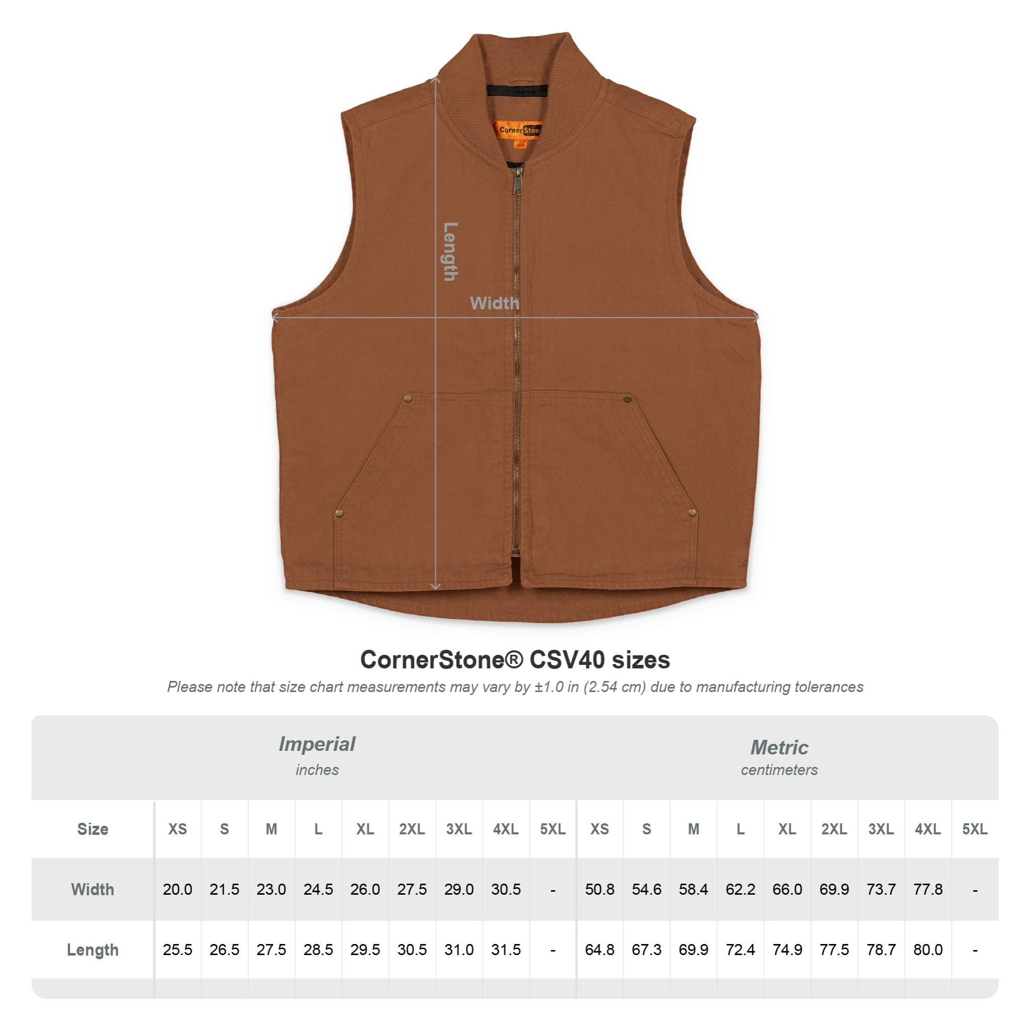 Ndovu Washed Duck Cloth Work Vest