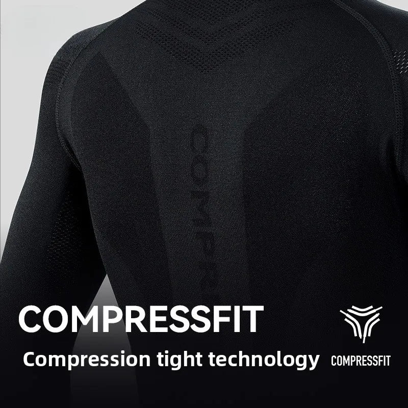 Men Women Cycling Jersey Quick Dry Compression Shirt Moisture Wicking Outdoor Sports Bike Training Top